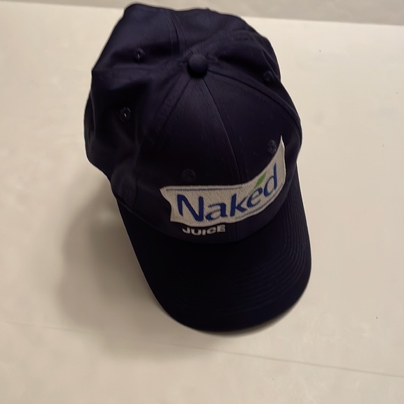 Port & Company Naked juice navy cap. Front embroidered logo, back strap - Picture 3 of 16